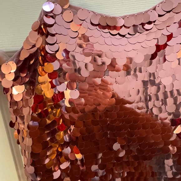 Pink Large Sequin Dress & Top - Picture 3 of 7